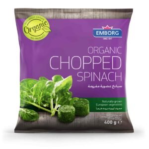 Emborg Organic Chopped Spinach, 400g – Wholesale & Export UAE - wholesale supplier | AgroFoods Global