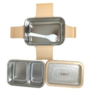 Extreme Steel 2 Compartment Lunch Box Assorted wholesale UAE — bulk export supplier