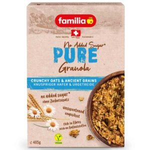 Familia Pure Crunchy Oats and Ancient Grains No Added Sugar Granola, 485g – Wholesale & Export UAE - wholesale supplier | AgroFoods Global