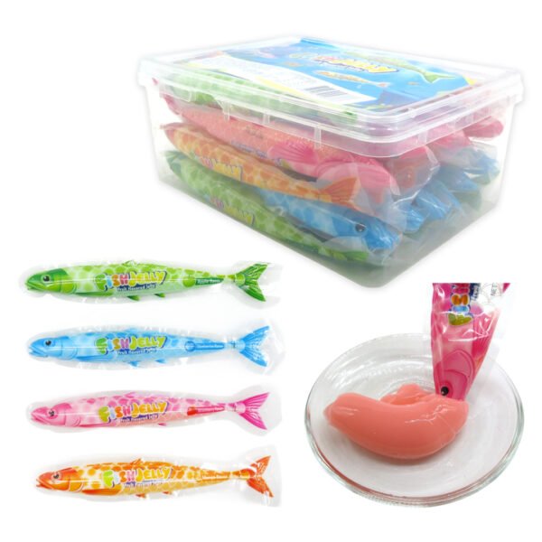 Fish shaped Sweets Jelly Fruit Soft