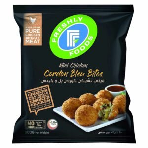 Freshly Foods Mini Chicken Cordon Bleu Bites Meat Balls, 800g – Wholesale & Export UAE - wholesale supplier | AgroFoods Global