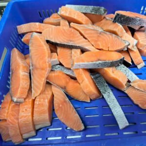 Frozen Atlantic Salmon Portion High Quality