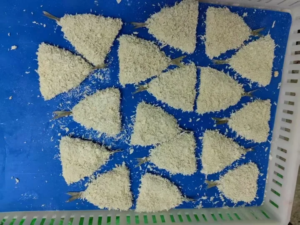 Frozen Breaded Horse Mackerel Fillets Pre