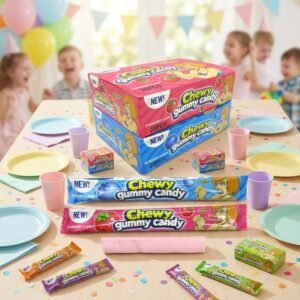 Fruit Flavor Chewy Gummy Candy Individually