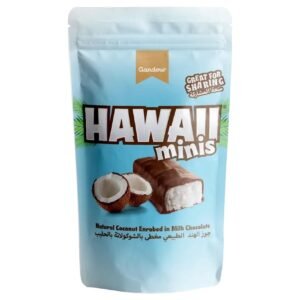 Gandour Hawaii Minis Natural Coconut Enrobed in Milk Chocolate, 165g – Wholesale & Export UAE - wholesale supplier | AgroFoods Global
