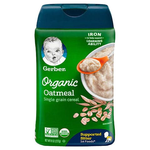 Gerber 1st Foods Cereal Organic Oatmeal 227g Gerber 1st Foods Cereal Organic Oatmeal 227g — premium quality