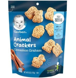 Gerber Animal Crackers Cinamon Graham Pouch 170g — premium quality