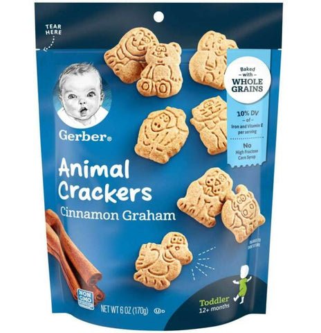 Gerber Animal Crackers Cinamon Graham Pouch 170g Gerber Animal Crackers Cinamon Graham Pouch 170g — premium quality