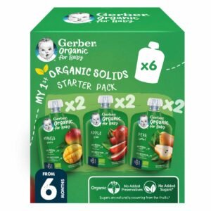 Gerber Organic 1st Fruity Assorted Starter Pack Baby Food, 90g, Pack of 6 – Wholesale & Export UAE - wholesale supplier | AgroFoods Global