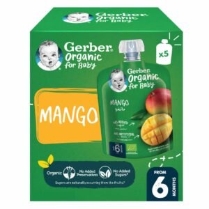 Gerber Organic Mango Baby Food Puree, 90g, Pack of 5 wholesale UAE — bulk export supplier