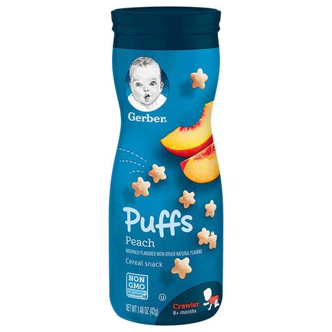 Gerber Puffs Peach 42g Gerber Puffs Peach 42g — premium quality