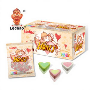 Halal 20g Heart Shaped Sweets Marshmallow