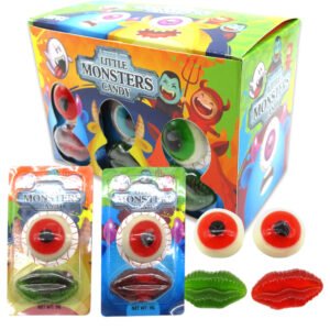 Halal Wholesale Colorful Fruit Flavor Eyeball