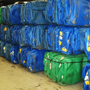 HDPE Drum Regrind Plastic Blue Natural