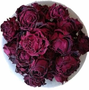 Health Dark Red Rose Blooming Tea