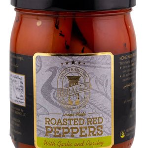 Heraclea Roasted Red Peppers With Garlic And Parsley 510g — premium quality