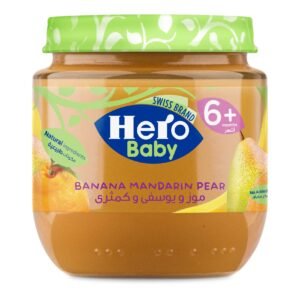 Hero Baby Banana Mandarin Pear Baby Food, 6 Months+, 130g wholesale UAE — bulk export supplier