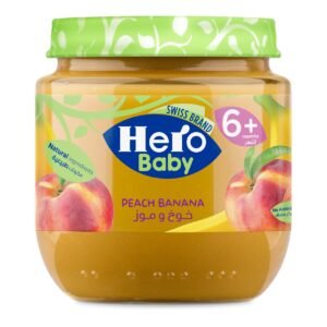 Hero Baby Peach Banana Baby Food, 6 Months+, 125g wholesale UAE — bulk export supplier
