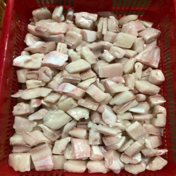 High Quality Frozen Pangasius Cube Vietnam