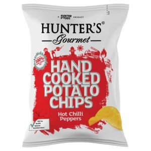 Hunter's Gourmet Hot Chilli Peppers Hand Cooked Potato Chips, 125g – Wholesale & Export UAE - wholesale supplier | AgroFoods Global