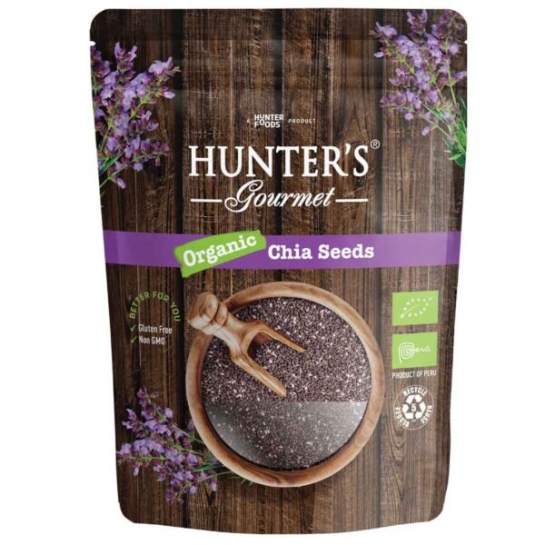 Hunter's Gourmet Organic Chia Seeds, 300g – Wholesale & Export UAE - wholesale supplier | AgroFoods Global