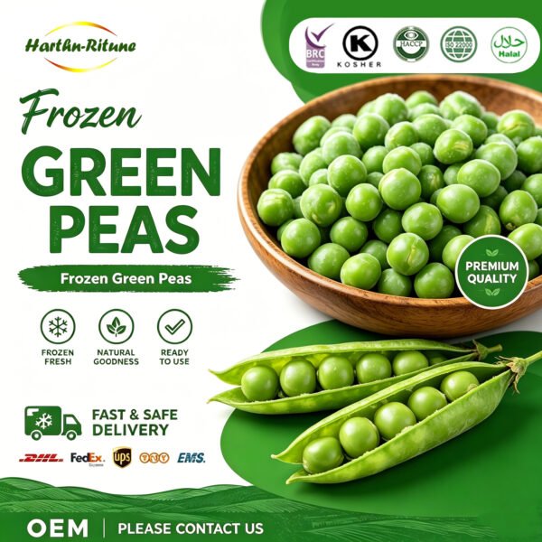 IQF Frozen Green Peas 10kg Carton