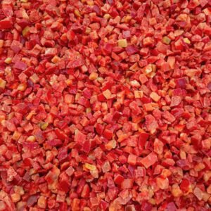 IQF Frozen Red Pepper Diced Bright