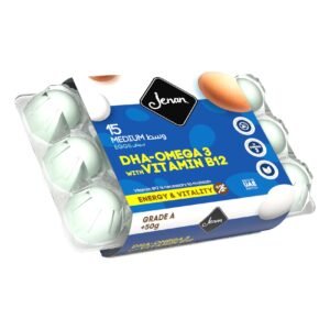 Jenan DHA Omega 3 with Vitamin B12 Eggs, Pack of 15 wholesale UAE — bulk export supplier