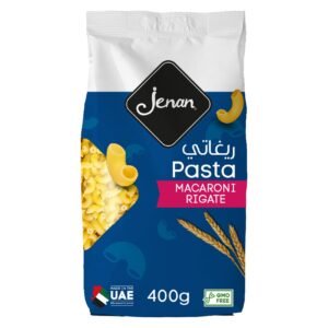 Jenan Macaroni Rigate Pasta, 400g – Wholesale & Export UAE - wholesale supplier | AgroFoods Global