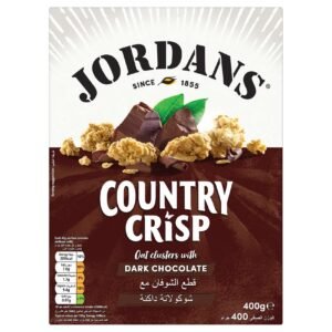 Jordans Country Crisp Oat Clusters with Dark Chocolate, 400g – Wholesale & Export UAE - wholesale supplier | AgroFoods Global