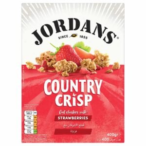 Jordans Country Crisp Oat Clusters with Strawberries, 400g – Wholesale & Export UAE - wholesale supplier | AgroFoods Global