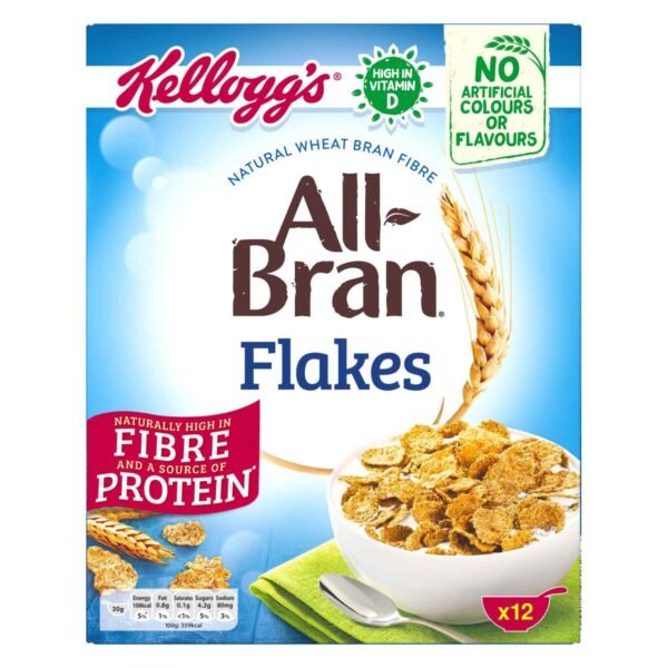 Kellogg's All Bran Flakes, 375g wholesale UAE — bulk export supplier