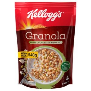 Kellogg's Granola White Chocolate with Pistachio, 540g wholesale UAE — bulk export supplier