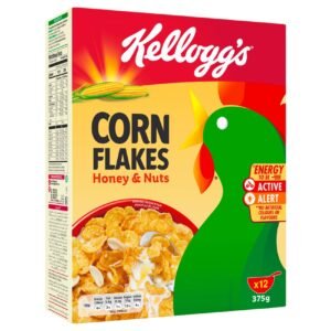 Kellogg's Honey and Nuts Corn Flakes, 375g wholesale UAE — bulk export supplier