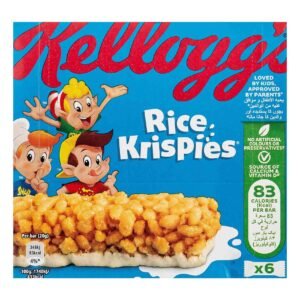 Kellogg's Rice Krispies Milk Cereal Bar, 20g Pack of 6 wholesale UAE — bulk export supplier