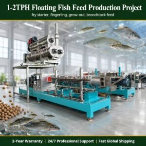 Large Scale Twin Screw Floating Fish