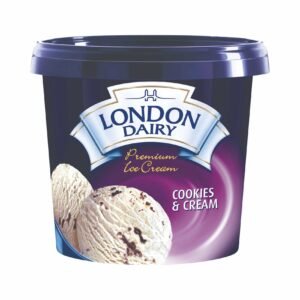 London Dairy Cookies and Cream Ice Cream, 1L – Wholesale & Export UAE - wholesale supplier | AgroFoods Global