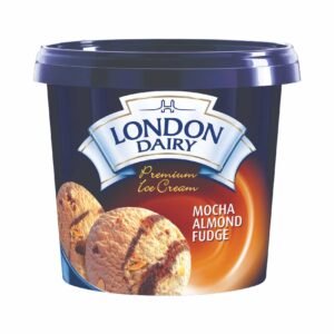 London Dairy Mocha Almond Fudge Ice Cream, 1L – Wholesale & Export UAE - wholesale supplier | AgroFoods Global