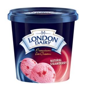 London Dairy Natural Strawberry Flavoured Ice Cream, 1L – Wholesale & Export UAE - wholesale supplier | AgroFoods Global