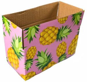 Matt Lamination Custom CMYK Printed Corrugated