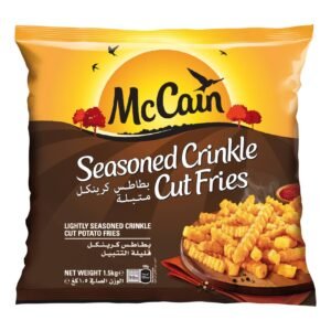 McCain Seasoned Crinkle Cut Potato Fries, 1.5kg wholesale UAE — bulk export supplier