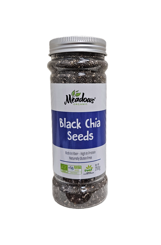 Meadows Organic Black Chia Seeds 250g Meadows Organic Black Chia Seeds 250g — premium quality