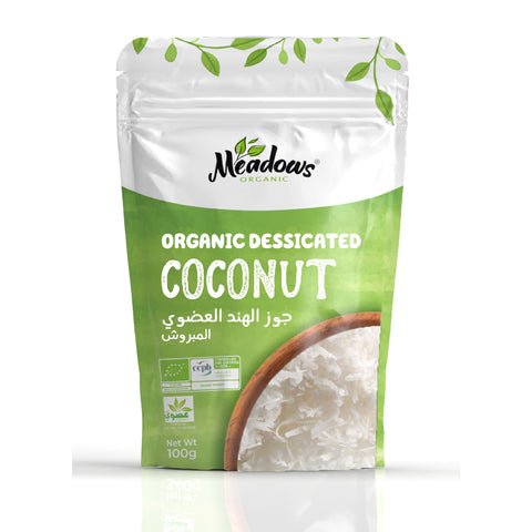 Meadows Organic Desiccated Coconut 100g Meadows Organic Desiccated Coconut 100g — premium quality