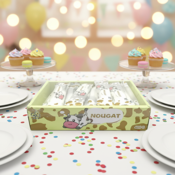 Milk Nougat Candy with Peanuts 400g