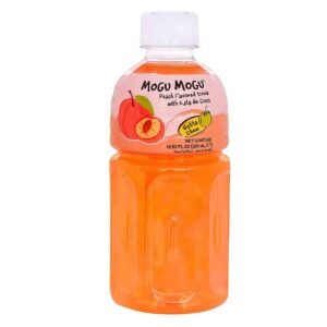 Mogu Mogu Peach Flavored Drink with Nata de Coco, 320ml – Wholesale & Export UAE - wholesale supplier | AgroFoods Global