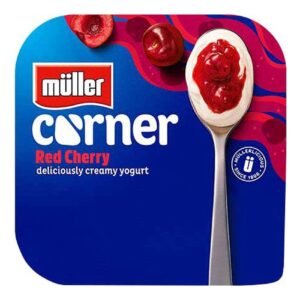 Muller Fruit Corner Red Cherry Creamy Yogurt, 136g – Wholesale & Export UAE - wholesale supplier | AgroFoods Global