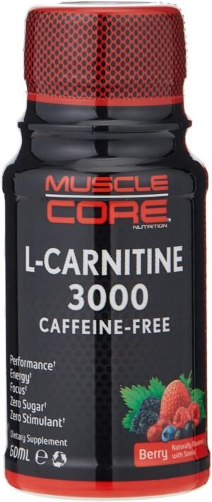 Muscle Core Nutrition L-Carnitine 3000 Caffeine-Free, 60ml X 12 Units, Berry Flavor, Zero Sugar, Performance, Energy & Focus – Wholesale & Export UAE - wholesale supplier | AgroFoods Global