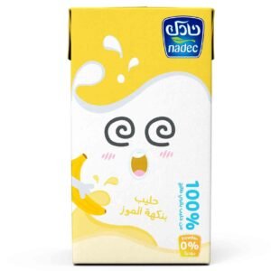 Nadec Banana Flavoured Low Fat Milk UHT Ready To Drink, 125 ml – Wholesale & Export UAE - wholesale supplier | AgroFoods Global