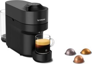 Nespresso Vertuo Pop Coffee Machine by Nespresso – Liquorice Black Design, Smart Brewing Technology, UAE Version – Wholesale & Export UAE - wholesale supplier | AgroFoods Global