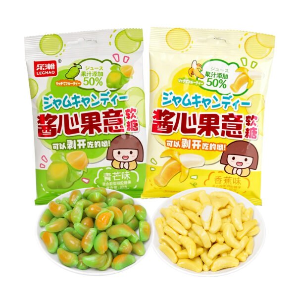 OEM Factory Wholesale Peeled Fruit Gummy